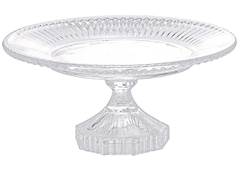 PRATO P/BOLO CRISTAL 18,5CM LYOR RENAISS