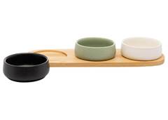CONJ PETISQUEIRAS CERAMICA LYOR C/3 32CM