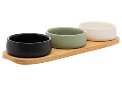 CONJ PETISQUEIRAS CERAMICA LYOR C/3 32CM