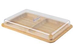 PORTA FRIOS OU DUPLO SENSE BAMBU 26X18X5