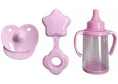 KIT ACESSORIOS P/BONECAS MAMAD/CHOCA 3PC