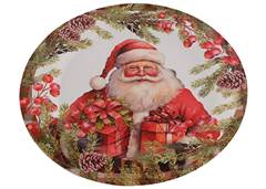 PRATO P/BOLO MELAMINE 35CM NATAL