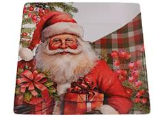 TRAVESSA QUAD MELAMINE 25CM NATAL