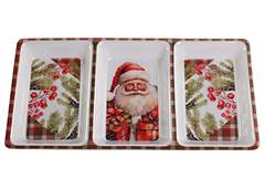 PETISQUEIRA TRIPLA MELAMINE 31X16CM