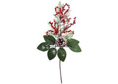 GALHO RAMO 35CM MINI FRUTOS MISTO PINHA