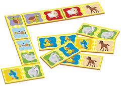 JOGO DOMINO ANIMAIS 28PCS 7X3X0,3CM