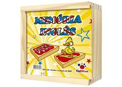 JOGO MEMORIA INGLES 52PCS 5X5X0,3CM