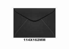 ENV.CARTA 114X162 C/100 80G PRETO