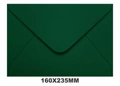 ENV.CARTA 114X162 C/100 80G VERDE ESCURO
