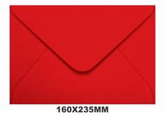 ENV.CONVITE 160X235 C/100 80G VERMELHO