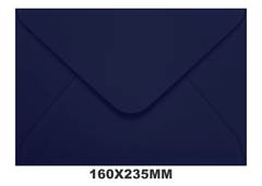 ENV.CONVITE 160X235 C/100 80G AZUL ESCUR