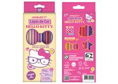 LAPIS COR CORES PERSONAGEM HELLO KIT C12
