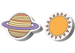 BORRACHA MC SISTEMA SOLAR C/18  POTE SOR