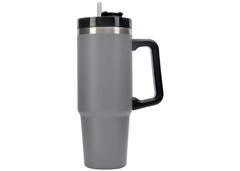 COPO TERMICO COM TAMPA 800ML CINZA GL358