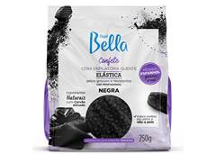 CERA QUENTE DEPIL BELLA 250G CONFETE NEG