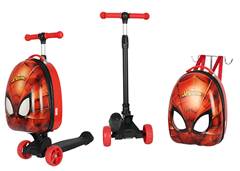 MALA KIDS C/PATINETE LUXCEL SPIDER-MAN