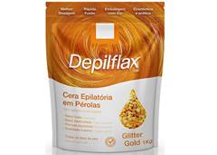 CERA DEPILFLAX EPILATORIA 1KG GOLD GLITT