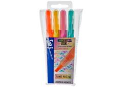 MARCA TEXTO LUMI COLOR SOFT C/4 SORT