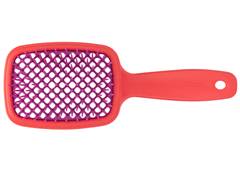 ESCOVA DE CABELO QUADRADA RICCA FLEX ULTRA LIGHT FRAMBOESA
