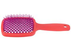 ESCOVA DE CABELO QUADRADA RICCA FLEX ULTRA LIGHT FRAMBOESA