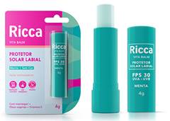 PROTETOR LABIAL RICCA 30FPS MANTEIGA MENTA