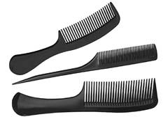 KIT PENTES ECONOMICO COM 3  SANTA CLARA PRETO 6437