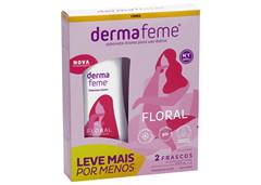 SABONETE LIQUIDO INTIMO DERMAFEME 200ML FLORAL COM 2