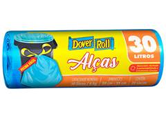 SACO LIXO ROLO 30L DOVER-ROL COM ALCA COM 20 UNIDADES