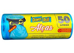 SACO LIXO ROLO 50L DOVER-ROL COM ALCA COM 20 UNIDADES