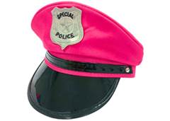 QUEPE POLICIAL CARNAVAL ROSA C/ PRETO