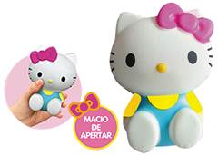 BONECO DE BORRACHA SQUISIH HELLO KITTY