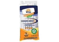 CANUDO DE PAPEL BIODEGRADAVEL 21CM PRETO