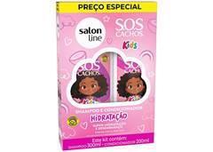 SHAMPOO 300ML+CONDICIONADOR 200ML SALON KIDS SOS HIDRATACAO