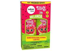 SH 300ML+COND 200ML SALON KIDS LISO MELA