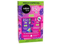 SH 300ML+COND 200ML SALON KIDS LISO UVA