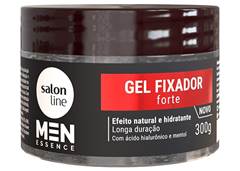 GEL FIXACAO SALON LINE MEN 300G FIXACAO MEDIA