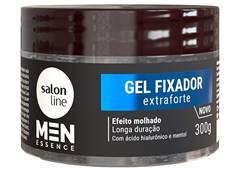 GEL FIXACAO SALON LINE MEN 300G FIXACAO MEGA FORTE