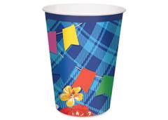 COPO PAPEL ARRAIA BAO DEMAIS 240ML C/8