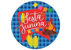 PAINEL FESTA JUNINA 100X100CM C/2 PTS