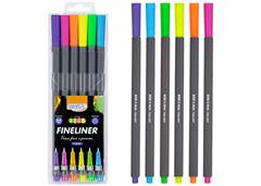 MARCA TEXTO BRW FINE LINE 0.4MM C/6 NEON