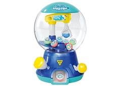 MINI MAQUINA GARRA PEGAR BOLINHA 8 PECAS AZUL
