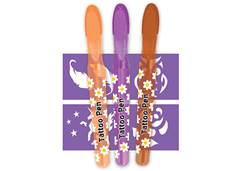 TATTOO COLLETION CANETAS GEL COM 3 DMT6572