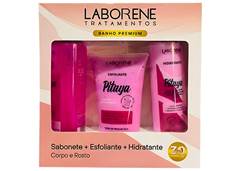 SABONETE LIQUIDO HIDRATANTE  E ESFOLIANTE LABORENE 200ML PITAYA