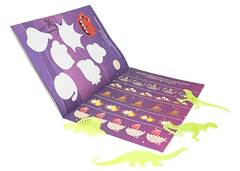 LIVRO COLORIR BRILHA NO ESCURO DINOSSAURO