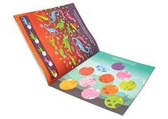 LIVRO COLORIR BRILHA NO ESCURO DINOSSAURO