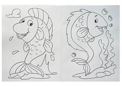 LIVRO COLORIR DIVERSAO COM AGUA OCEANO