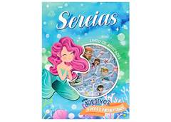 LIVRO ATIVIDADE E ADESIVOS METALIZADOS SEREIA