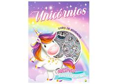 LIVRO ATIVIDADE E ADESIVOS METALIZADOS UNICORNIO