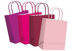 SACOLA PAPEL TONS FLORAIS 32X26.5X13 SORTIDO