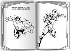 LIVRO DESENHO PARA COLORIR MARVEL